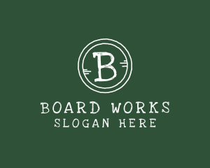 Board - Chalk Board School logo design
