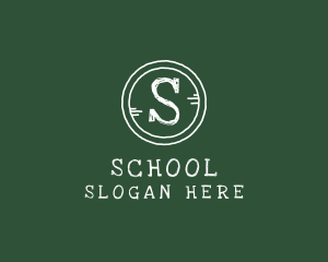 Chalk Board School logo design