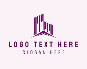 Purple - Industrial Modern Buildings logo design