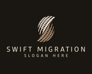 Migration - Advertising Company Connect logo design