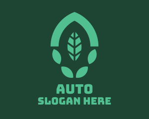 Earth - Green Eco Leaf logo design