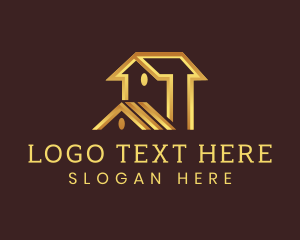 Lease - Luxury Real Estate logo design