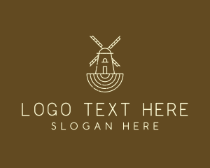 Rustic - Rustic Farm Windmill logo design