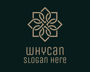 Tiling - Brown Floral Motif logo design