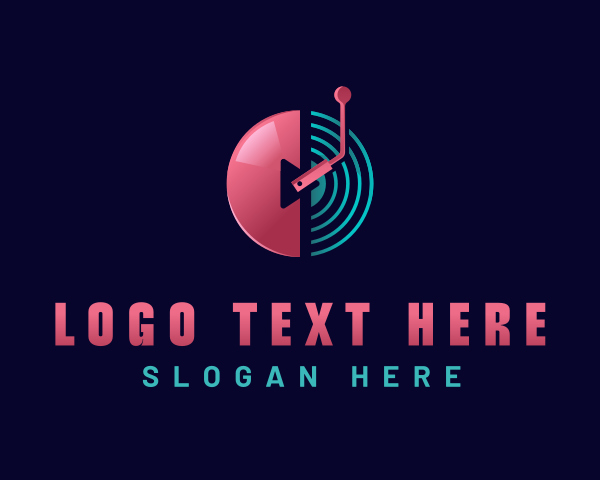 Music - DJ Music Producer logo design