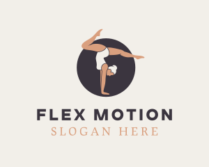 Acrobat - Gymnast Body Exhibition logo design