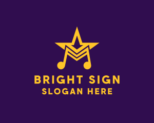 Sign - Musical Talent Star logo design