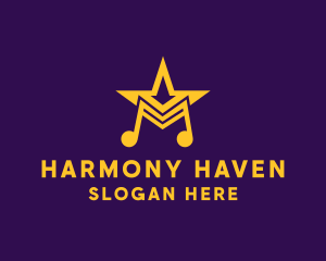 Musical - Musical Talent Star logo design