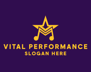 Performance - Musical Talent Star logo design