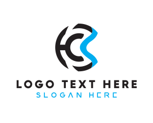 High Tech - Modern Software Outline logo design