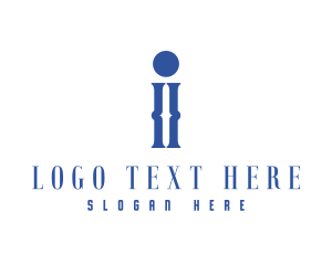 Letter I - Coding Technology Programmer logo design