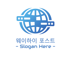 Global Server Tech Company logo design