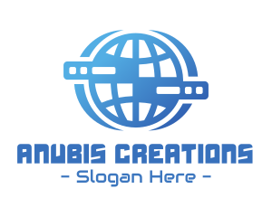 Global Server Tech Company logo design