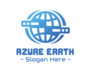 Global Server Tech Company logo design