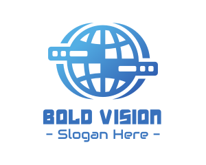 Global Server Tech Company logo design