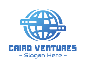 Global Server Tech Company logo design