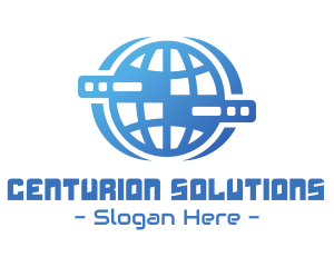 Global Server Tech Company logo design