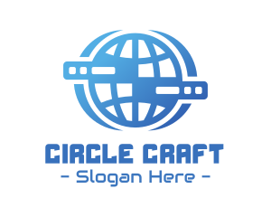 Global Server Tech Company logo design