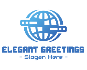 Global Server Tech Company logo design