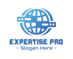 Global Server Tech Company logo design