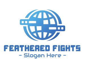 Global Server Tech Company logo design