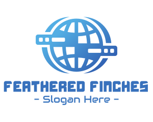 Global Server Tech Company logo design