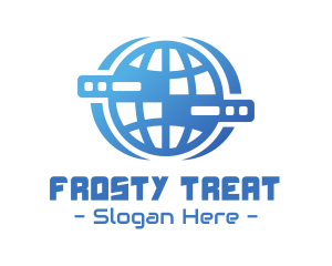 Global Server Tech Company logo design