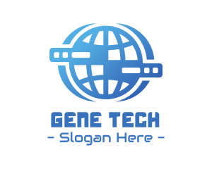 Global Server Tech Company logo design