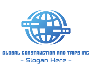 Global Server Tech Company logo design