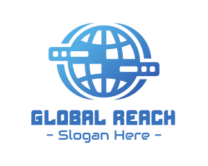 Global Server Tech Company logo design