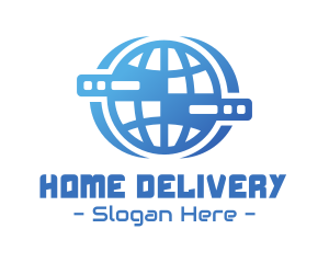 Global Server Tech Company logo design