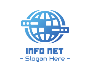 Global Server Tech Company logo design