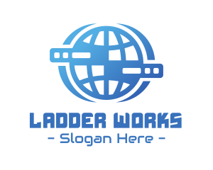 Global Server Tech Company logo design