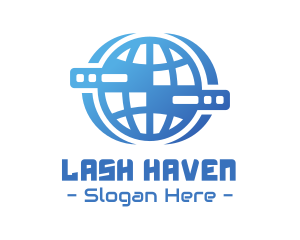 Global Server Tech Company logo design