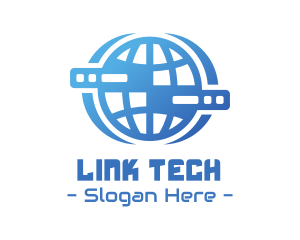 Global Server Tech Company logo design