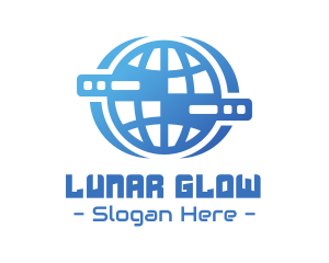 Global Server Tech Company logo design