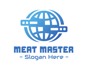 Global Server Tech Company logo design