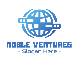 Global Server Tech Company logo design