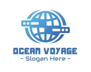 Global Server Tech Company logo design