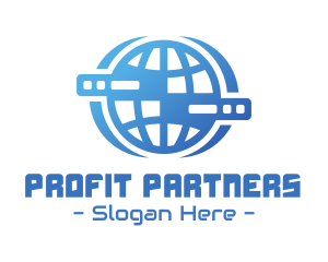 Global Server Tech Company logo design