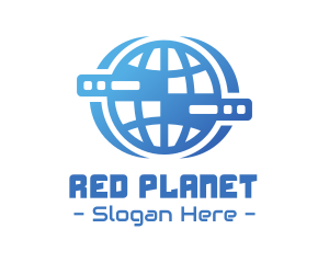 Global Server Tech Company logo design