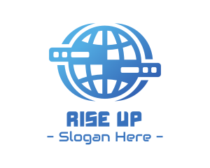 Global Server Tech Company logo design