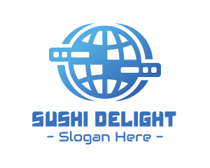 Global Server Tech Company logo design