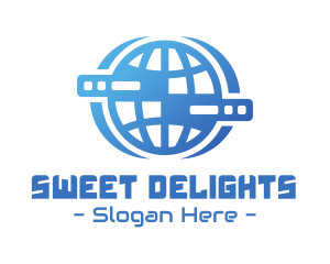 Global Server Tech Company logo design