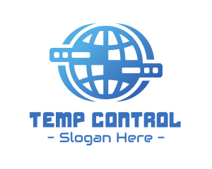 Global Server Tech Company logo design