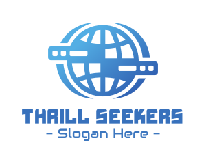 Global Server Tech Company logo design