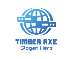 Global Server Tech Company logo design