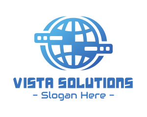 Global Server Tech Company logo design