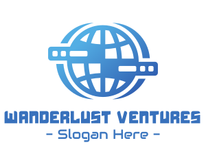 Global Server Tech Company logo design