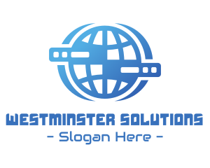 Global Server Tech Company logo design